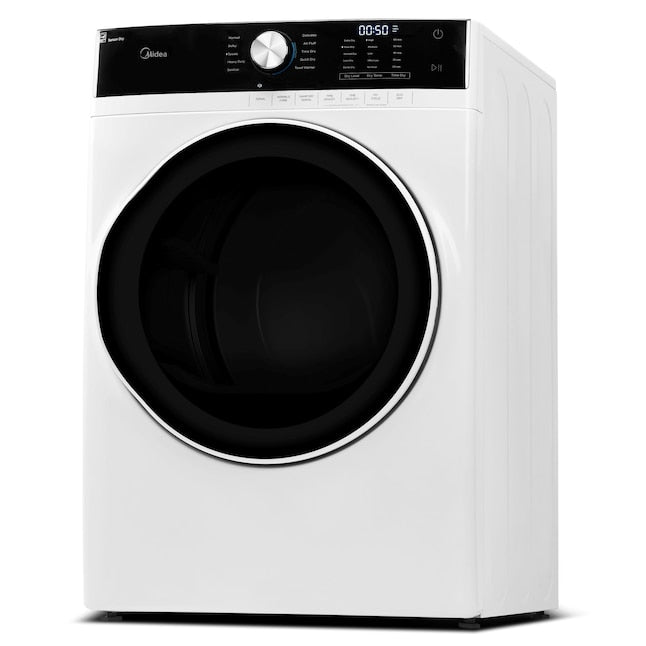 Midea 8.0-Cu. Ft. Front Load Electric Dryer in White - MLE45N1AWW