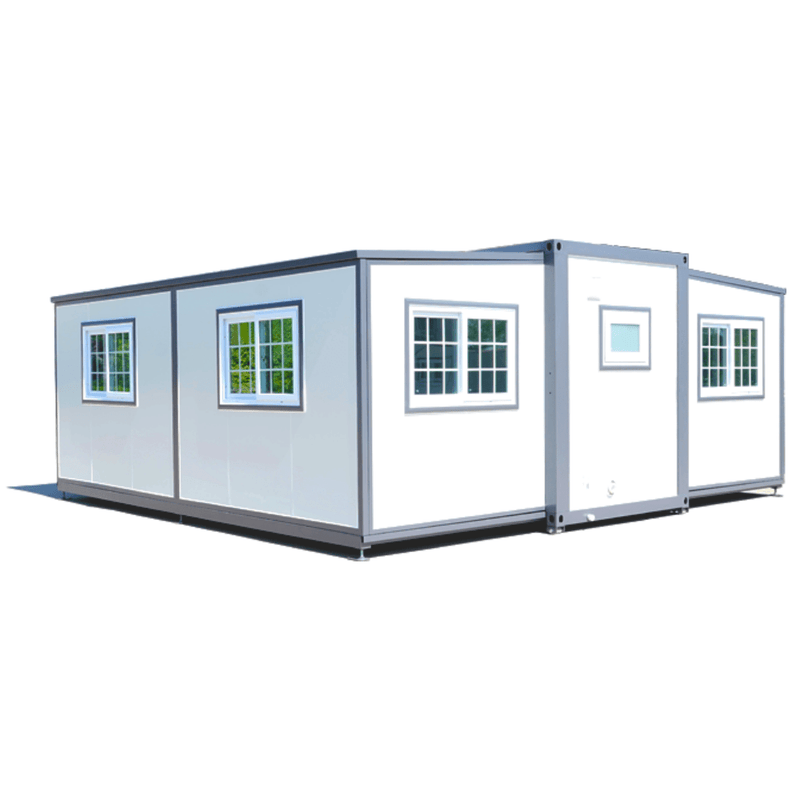 Modern Office Expandable Prefab House 19ft x 20ft with Cabinet PM00011902