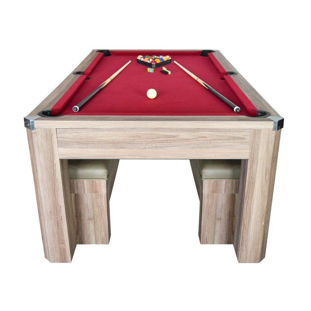 Hathaway Newport 7ft Multi Game Table with Top & Benches - Bg2535p