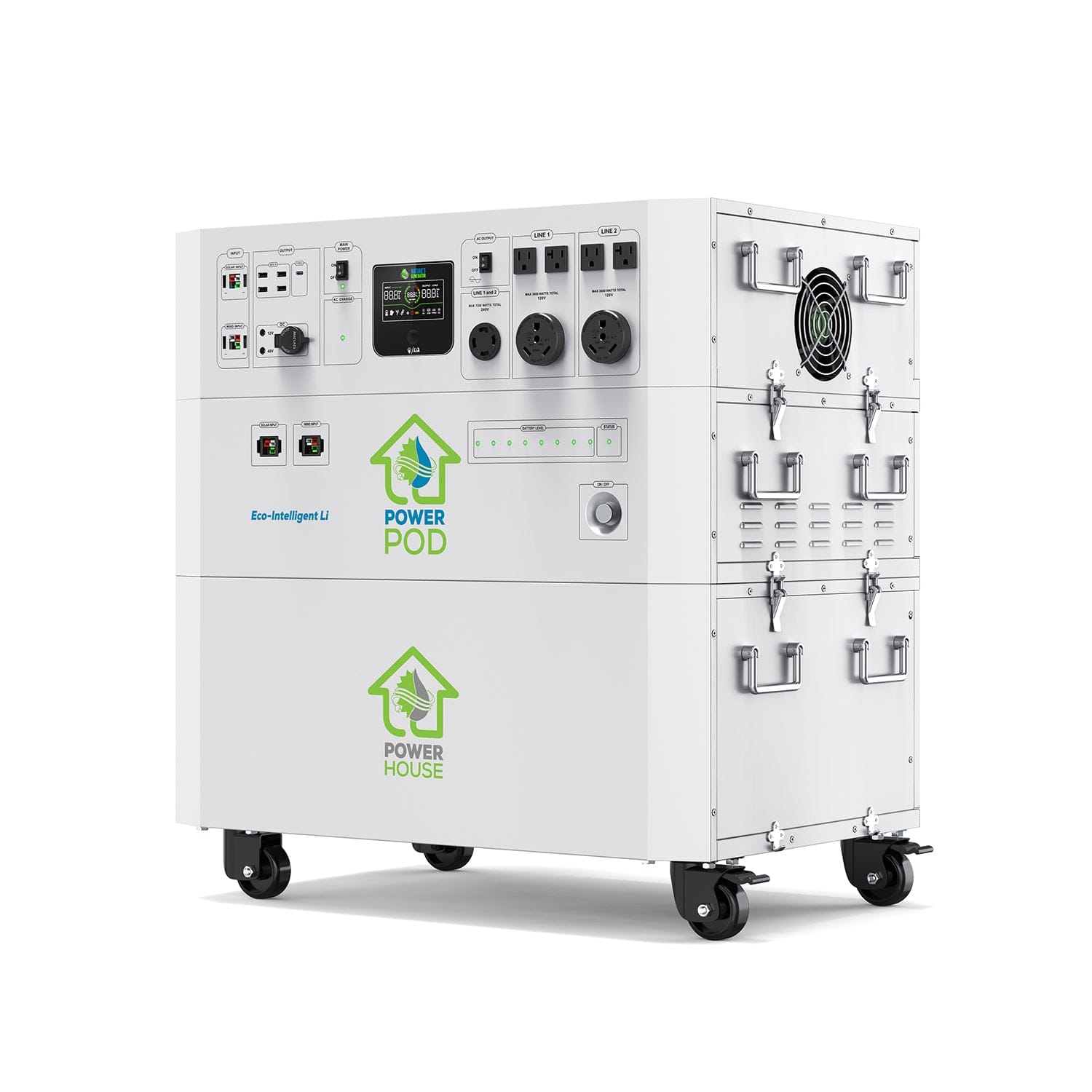 Nature’s Generator Powerhouse Hybrid Platinum Plus PE System - Backyard Provider