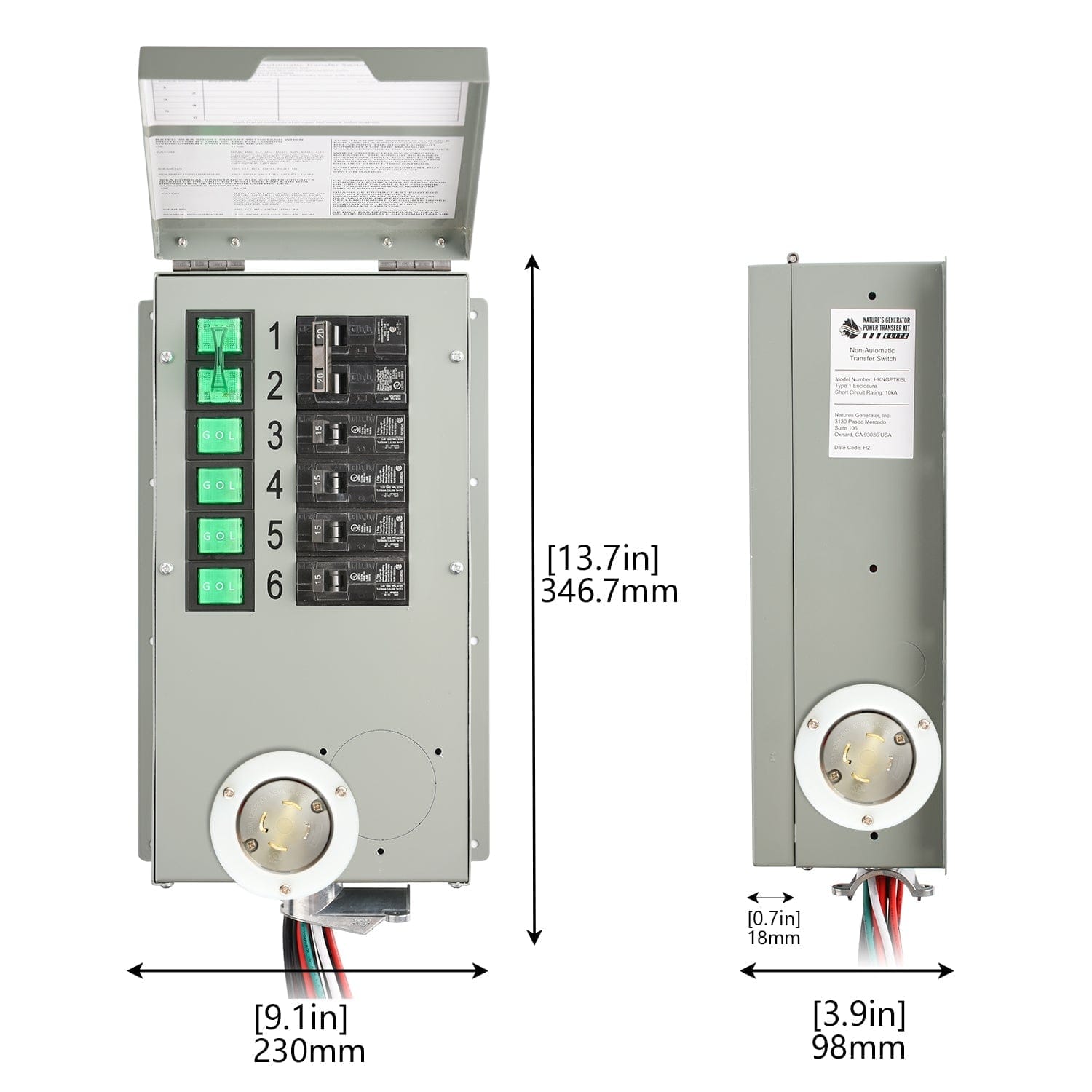 Nature’s Generator Powerhouse Hybrid Platinum Plus PE System - Backyard Provider