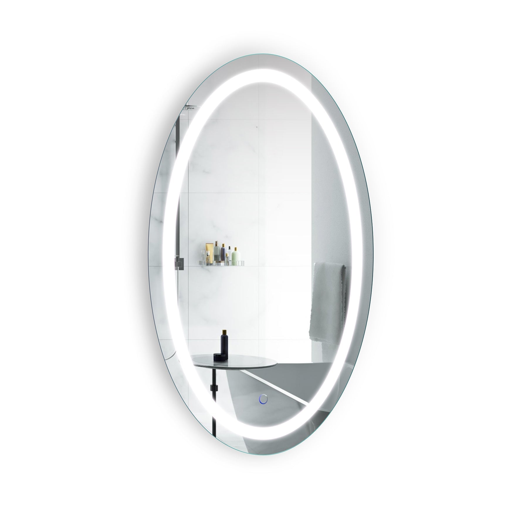 Krugg Icon 24" x 42" Oval Mirror ICON2442O - Backyard Provider