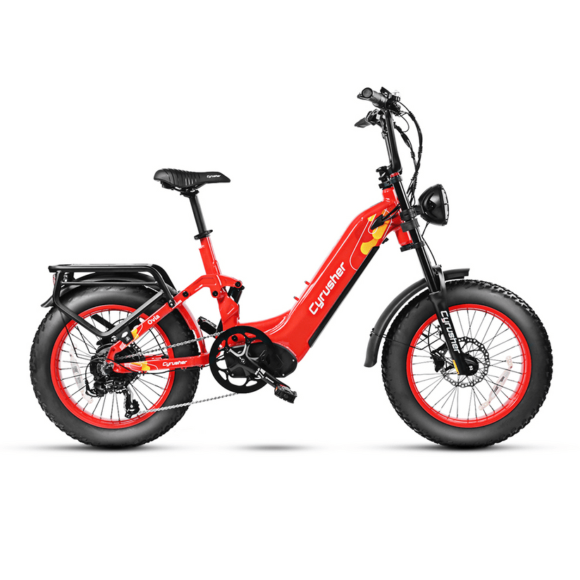 Cyrusher Sport Ovia Step-through Air Shock Full Suspension Electric Bike