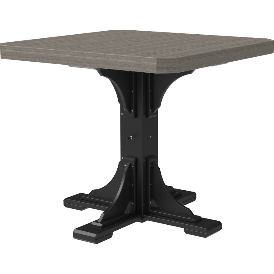 LuxCraft 41" Square Table - Counter Height - P41ST-CHCHB