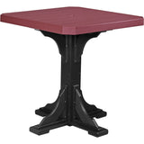 LuxCraft 41" Square Table - Bar Height - P41ST-BHCHB