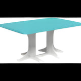 LuxCraft 4' x 6' Rectangular Table - Counter Height - P46RT-CHCHB