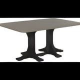 LuxCraft 4' x 6' Rectangular Table - Counter Height - P46RT-CHCHB