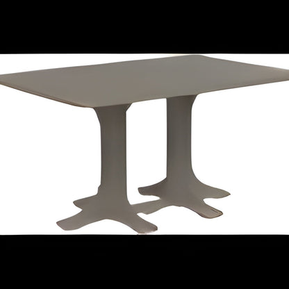 LuxCraft 4' x 6' Rectangular Table - Bar Height - P46RT-BHCHB, Birch/White