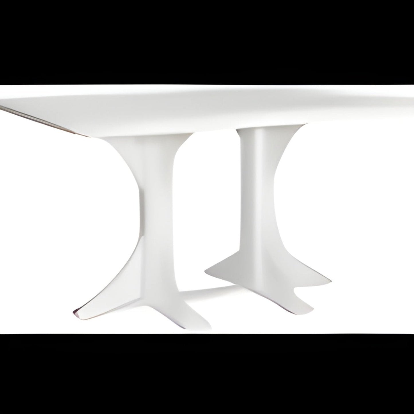 LuxCraft 4' x 6' Rectangular Table - Bar Height - P46RT-BHCHB, Birch/White