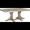 LuxCraft 4' x 6' Rectangular Table - Dining Height - P46RT-DHCHB