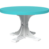 LuxCraft 4' Round Table - Dining Height - P4RT-DHCHB