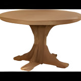 LuxCraft 4' Round Table Set #2 - P4RT-CHB/P28TBCHB