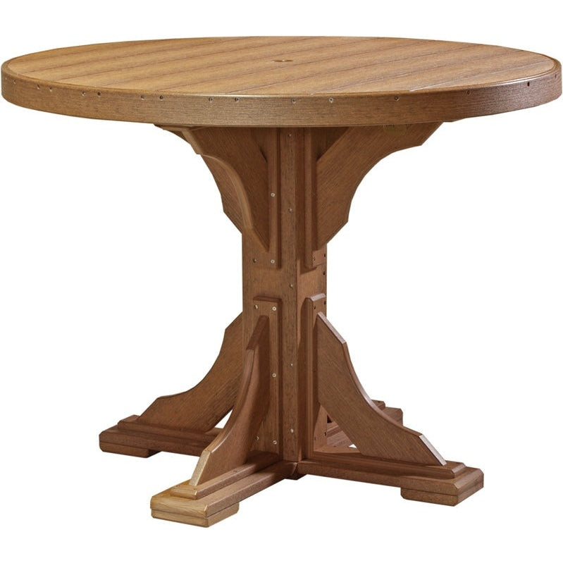 LuxCraft 4' Round Table - Counter Height - P4RT-CHCHB