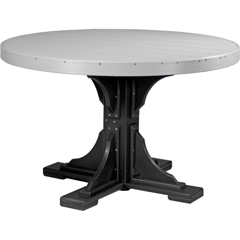 LuxCraft 4' Round Table - Dining Height - P4RT-DHCHB