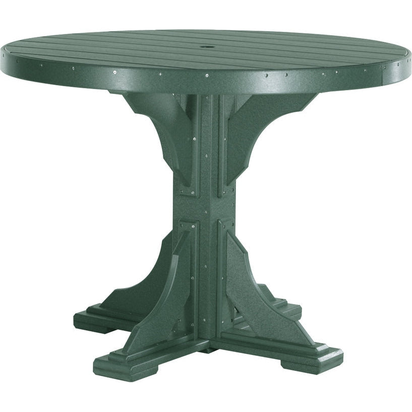 LuxCraft 4' Round Table - Counter Height - P4RT-CHCHB