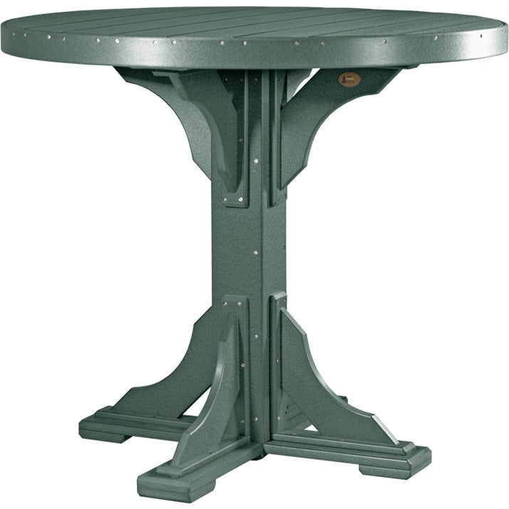 LuxCraft 4' Round Table - Bar Height - P4RT-BHCWB