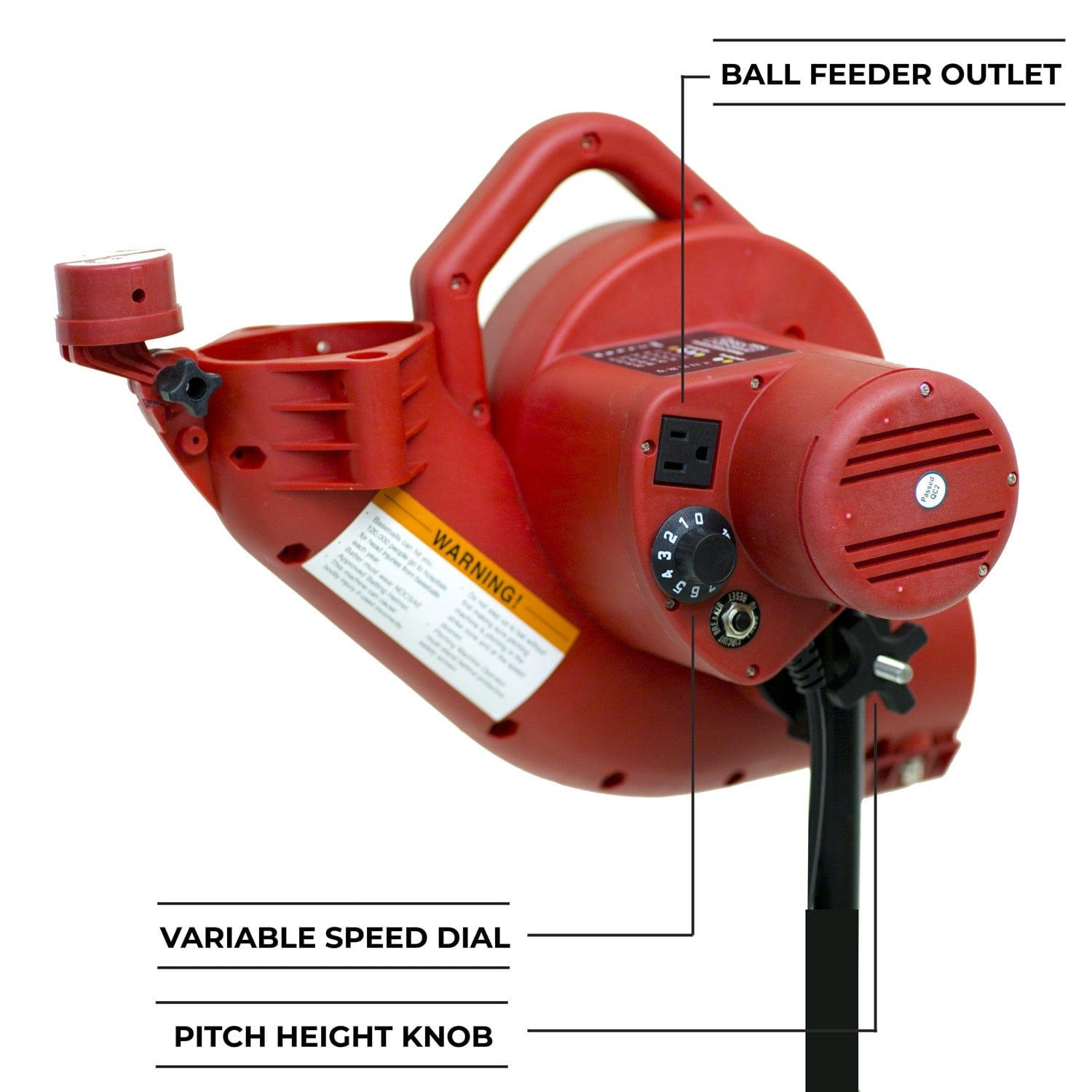 Heater Power Alley Pro Real Baseball Machine - PAPRO149