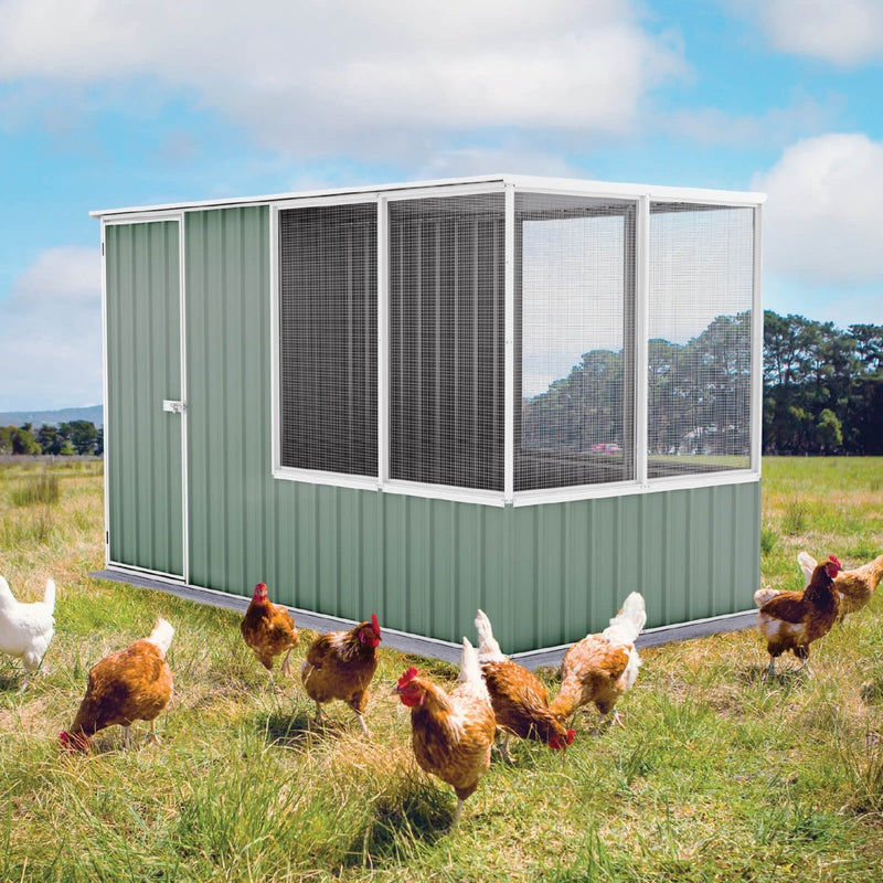 Absco Chicken Coop - Pale Eucalypt - AB1201