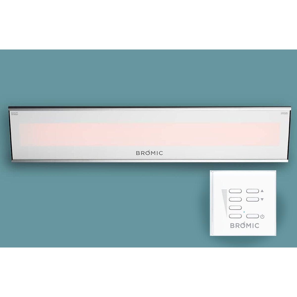 Bromic Platinum Smart-Heat 3400 Watt Radiant Infrared Outdoor Electric Heater | White - BH0320008