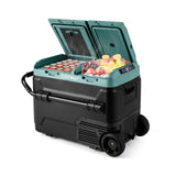 Costway Portable Compressor Fridge Freezer for Vehicles Dual Zone 64 Quart New - FP10737US-BK