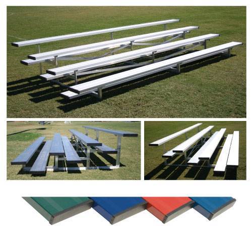 Powder Coated Low Rise Bleachers - LR0408C