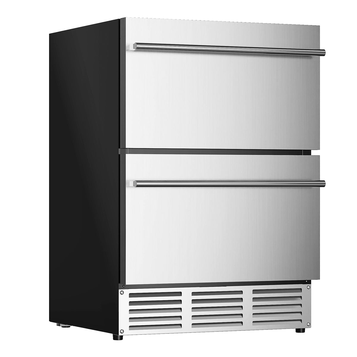 EUHOMY 24 Inch Under Counter Double Drawer Fridge Trustworthy Quality Wine Cooler - RU-DD05