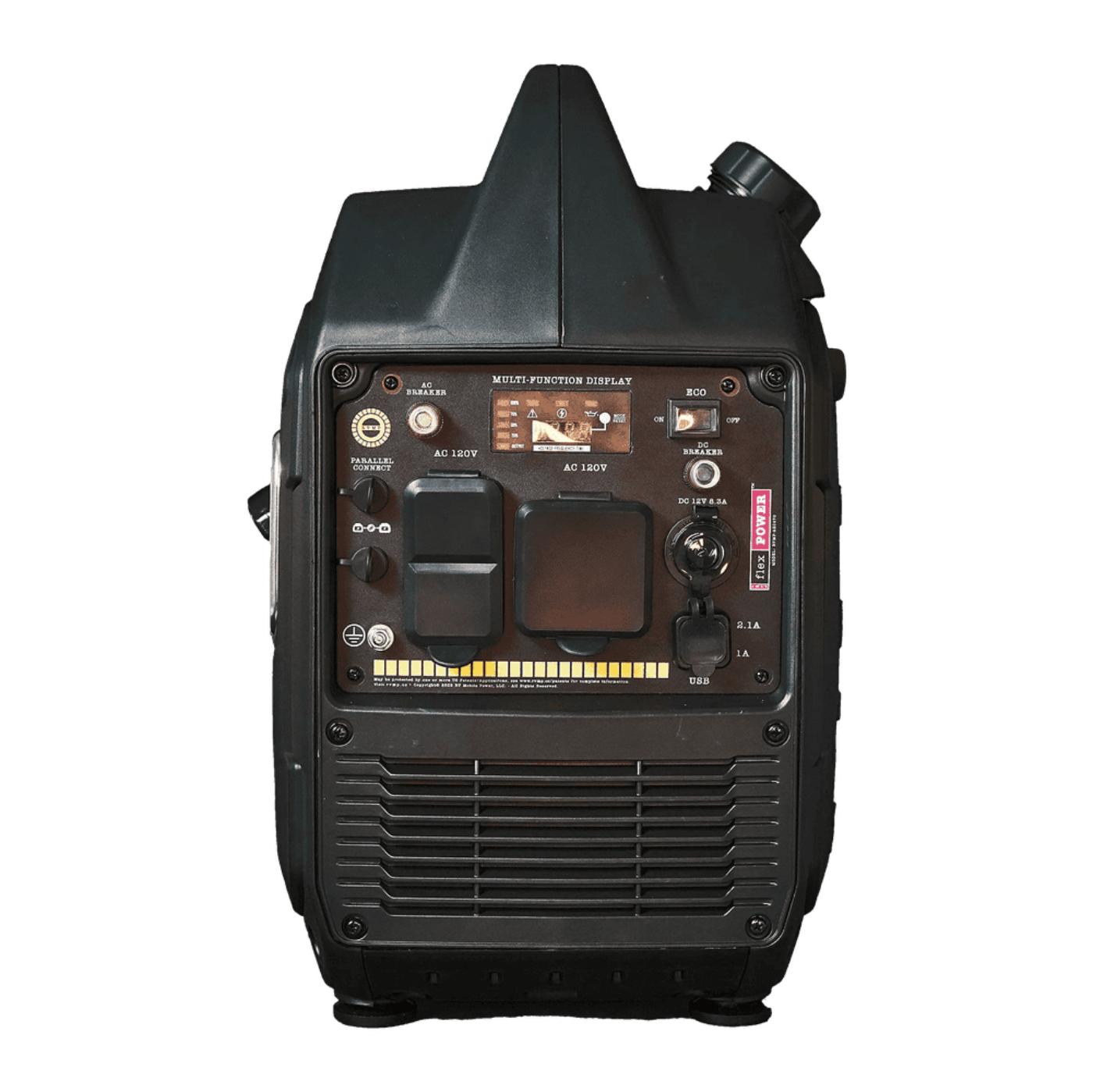 RVMP Flex Power 3300i Inverter Generator 2700W/3300W Low THD RV and Parallel Ready Gas New