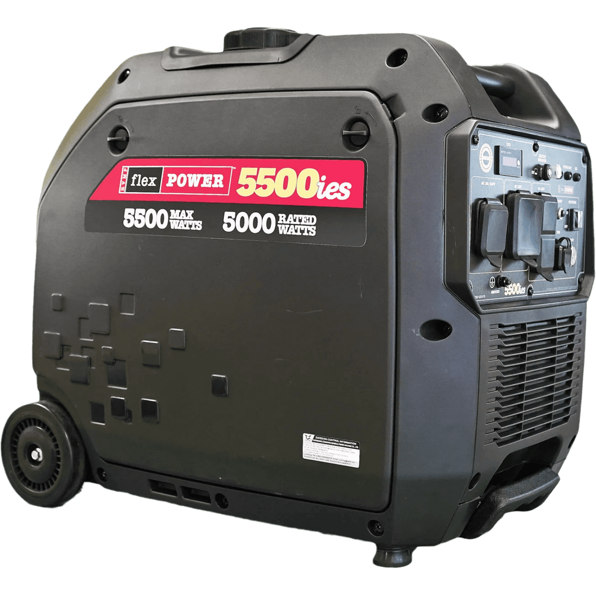 RVMP Flex Power 5500ies Inverter Generator 5000W/5500W RV and Parallel Ready Electric Start Gas New