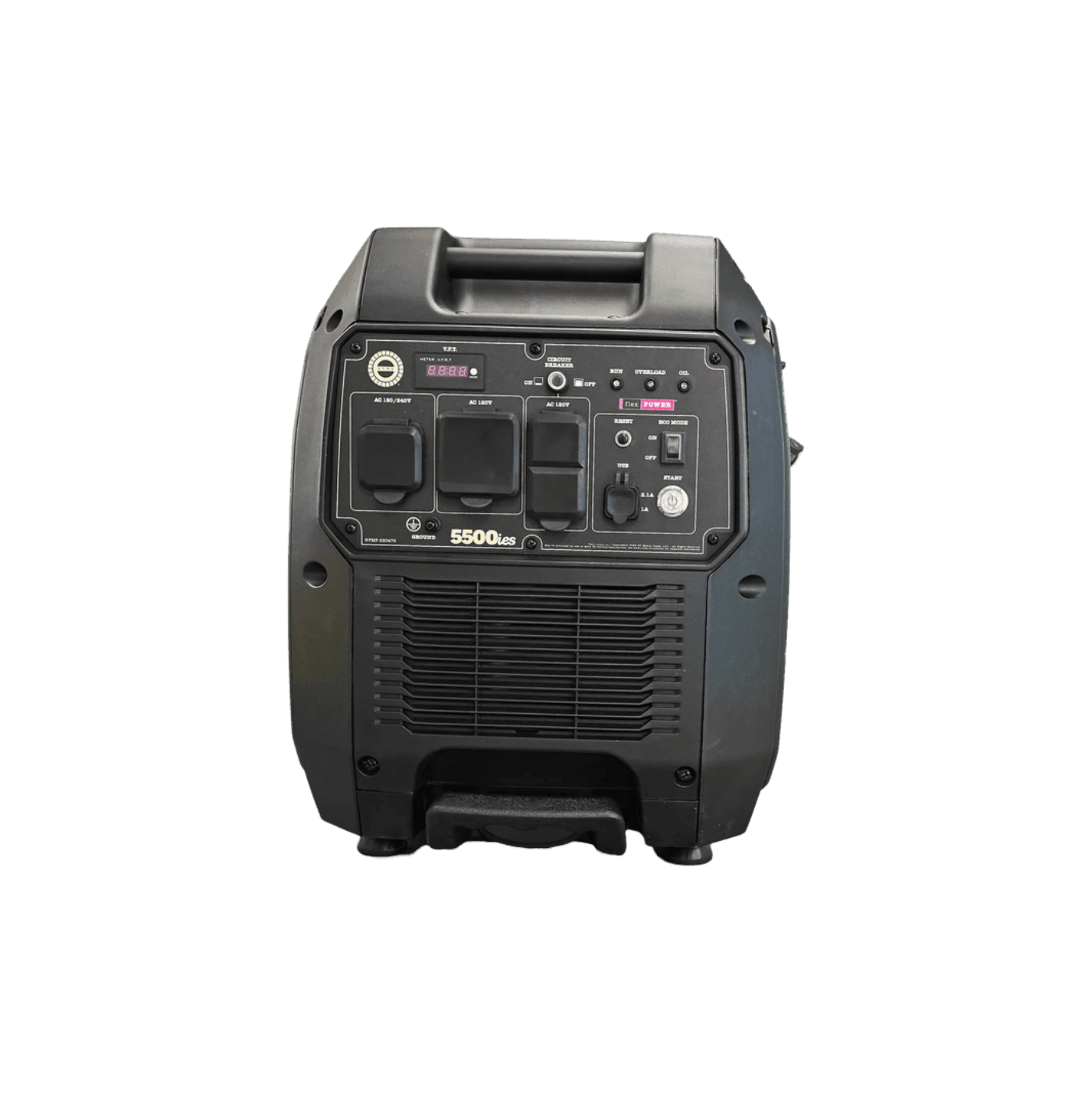 RVMP Flex Power 5500ies Inverter Generator 5000W/5500W RV and Parallel Ready Electric Start Gas New