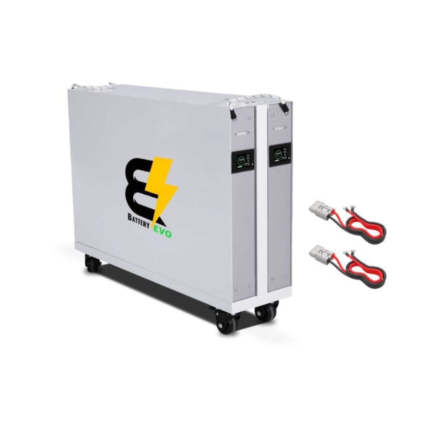 BatteryEvo 48V WRO 14kWh Lithium Battery | 14,000wH / 276Ah | Wall Mount or Wheel Based | 8,000 Cycles | 10-Year Warranty - EVO-RHNL-48155-G1