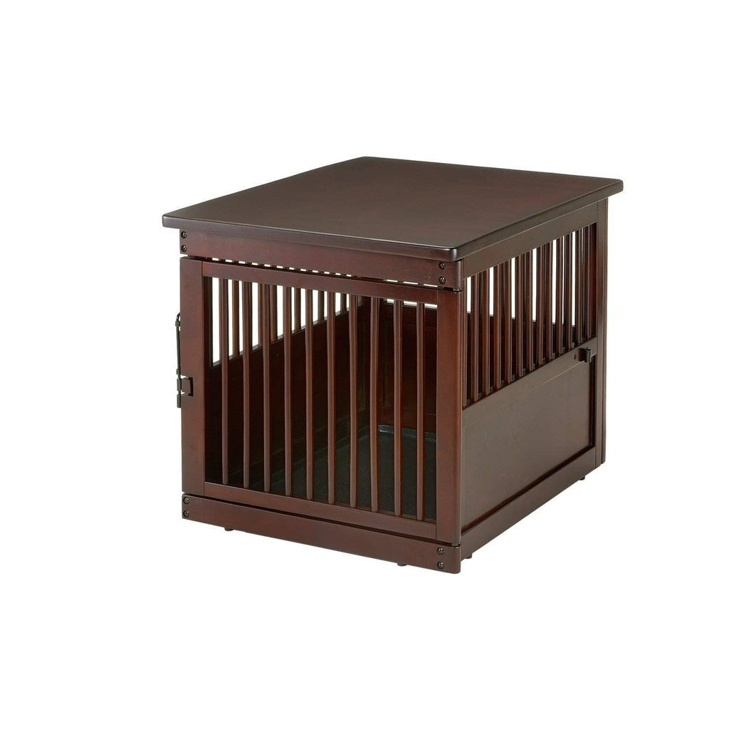 Richell Large End Table, Wooden Dog Crate Kennel - 94917