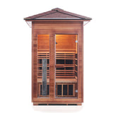 Enlighten Sauna InfraNature Rustic - 2-Person Outdoor Sauna - 17376