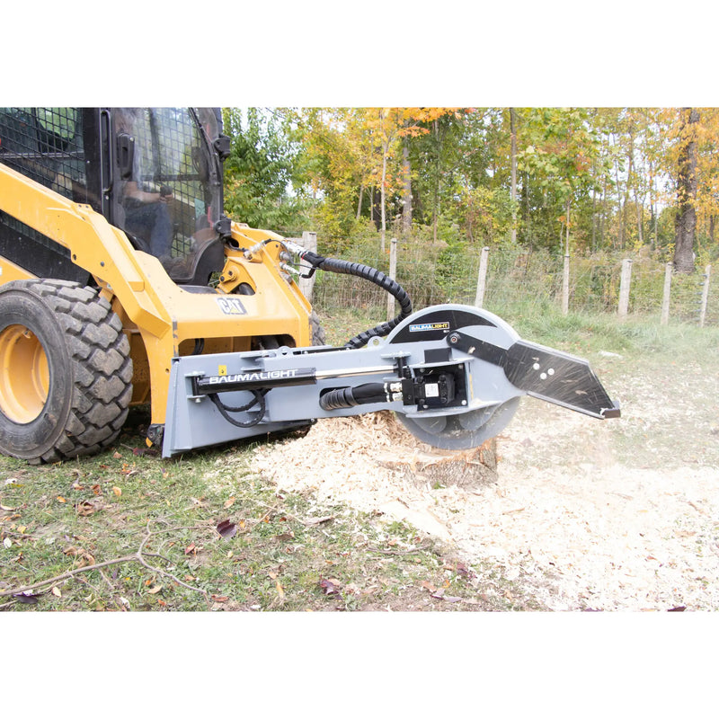 Baumalight S24 Stump Grinder With Swing Cylinder For Skid Steers - BML-S24-S445-AUX