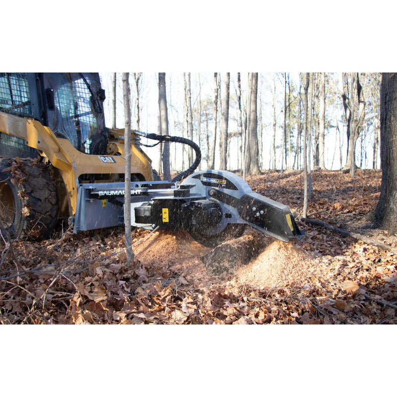 Baumalight S22 Stump Grinder With 12V Swing Actuator For Skid Steers - BML-S22-S450-AUX