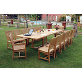 Anderson Teak Teak Valencia Rialto 13-Pieces Dining Set - Set-33A