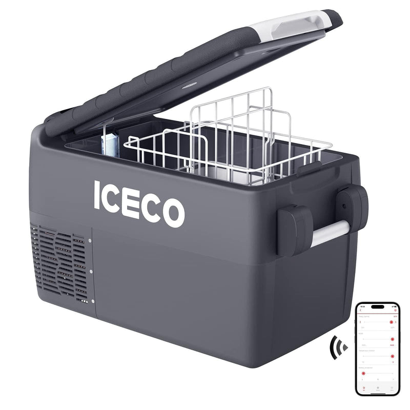31.7QT JP30 12V APP Controlled Refrigerator with Portable Power Station | ICECO