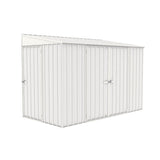 Absco | 10x5 ft Lean To Metal Bike Shed - AB1101