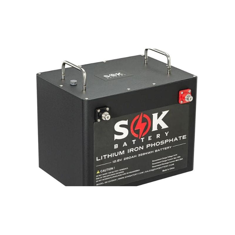 SOK 12V 280Ah Lithium Battery | Built-in heater and Bluetooth - Backyard Provider