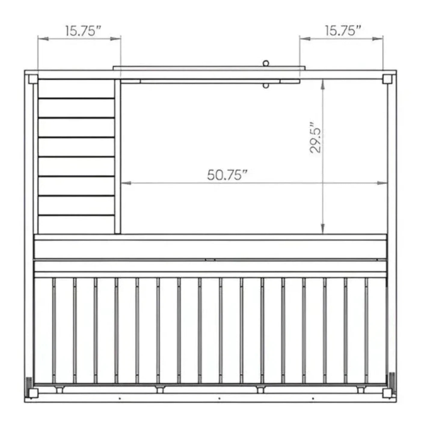 SaunaLife Model G2 4-Person Outdoor Home Sauna Kit SL-MODELG2