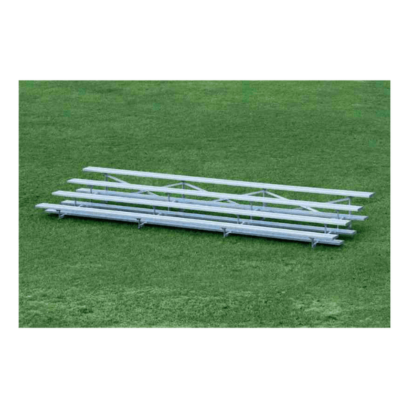 4 Row Low Rise Aluminum Bleachers - TR-0415ALRSTD