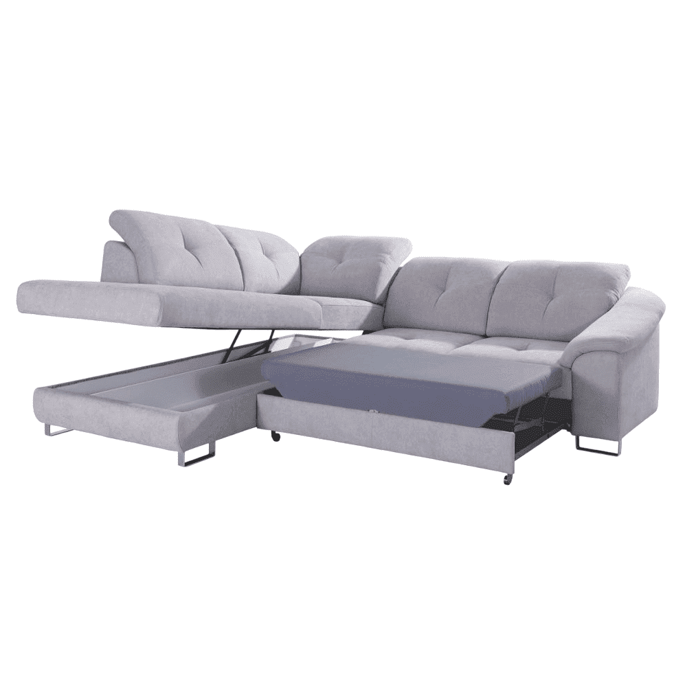 Sleeper Sectional Sofa NOBILIA  with Storage - Backyard Provider