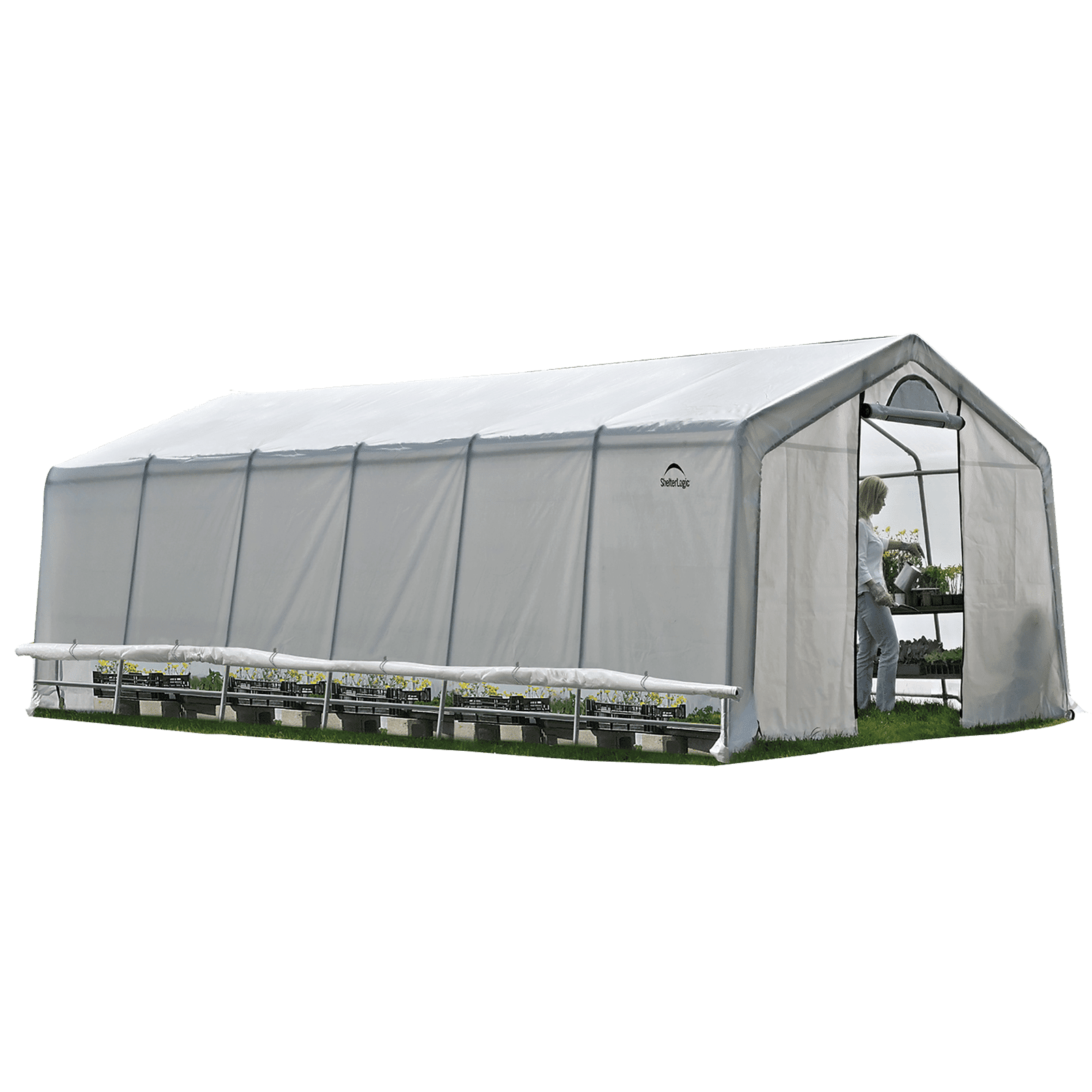 ShelterLogic | GrowIT Heavy Duty Translucent Grow Tent 12 ft. Wide