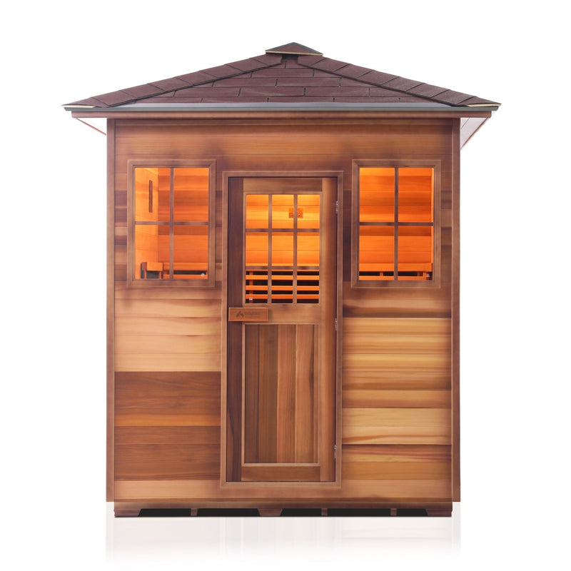 Enlighten Sauna Infranature Original Sierra 4-Person Outdoor Infrared Sauna - 16378