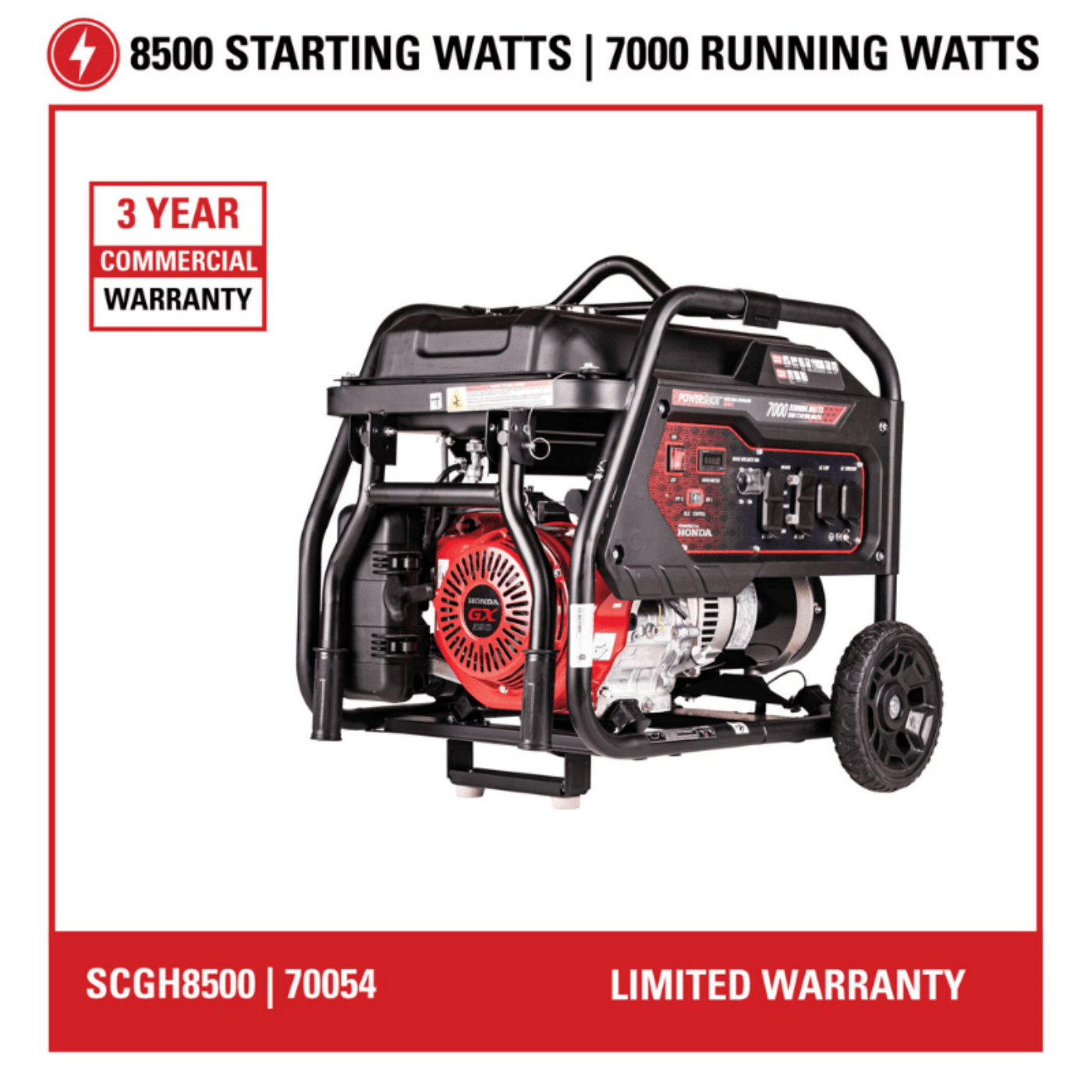 Simpson 7000-Watt Industrial Generator - SCGH8500