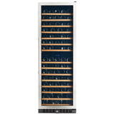 166 Bottle Premium Dual Zone Stainless Steel Wine Refrigerator - Backyard Provider