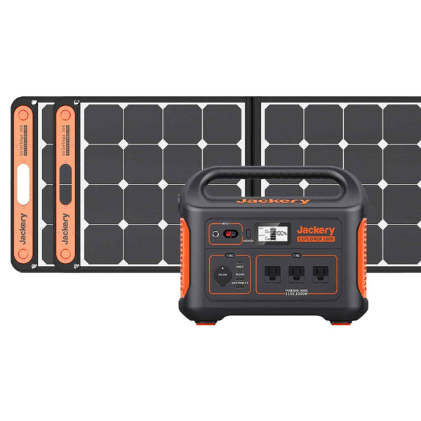 Jackery Solar Generator 1000 Explorer 1000 + SolarSaga 100W