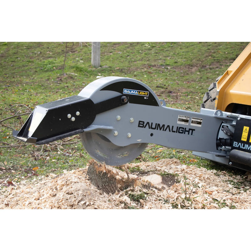 Baumalight S24 Stump Grinder With Swing Cylinder For Skid Steers - BML-S24-S445-AUX