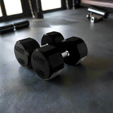 Troy TSD-R 12-Sided Rubber Encased Dumbbell Sets (5 lb Increments) - TSD-005-025R