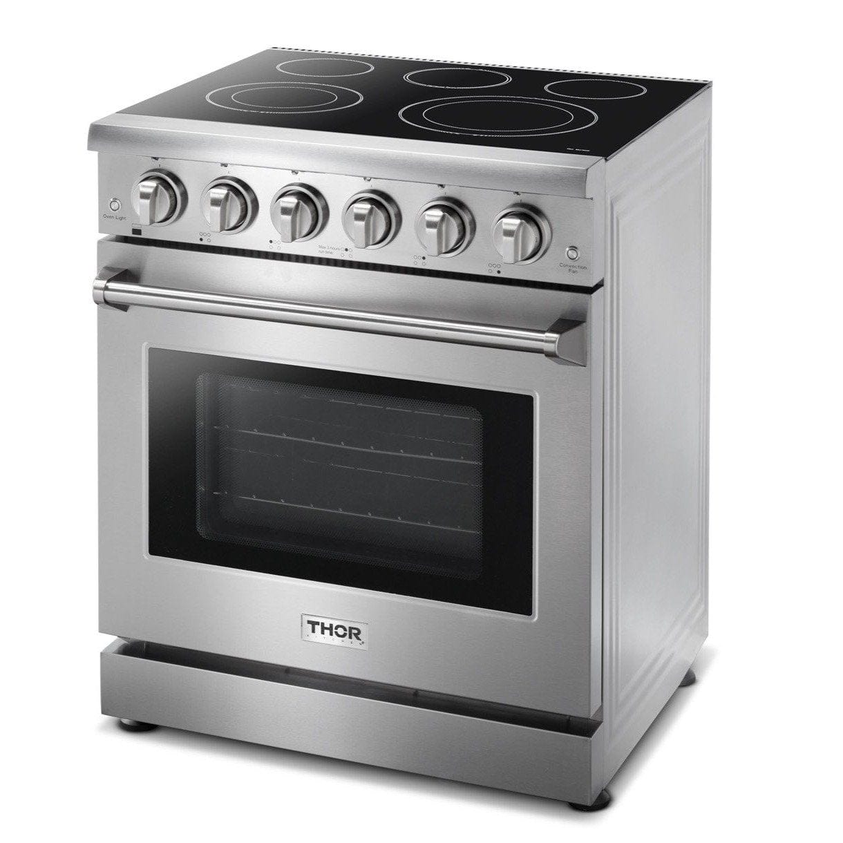 Thor Kitchen Appliance Package - 30 inch Electric Range, Counter-Depth Refrigerator, Dishwasher, AP-HRE3001-2