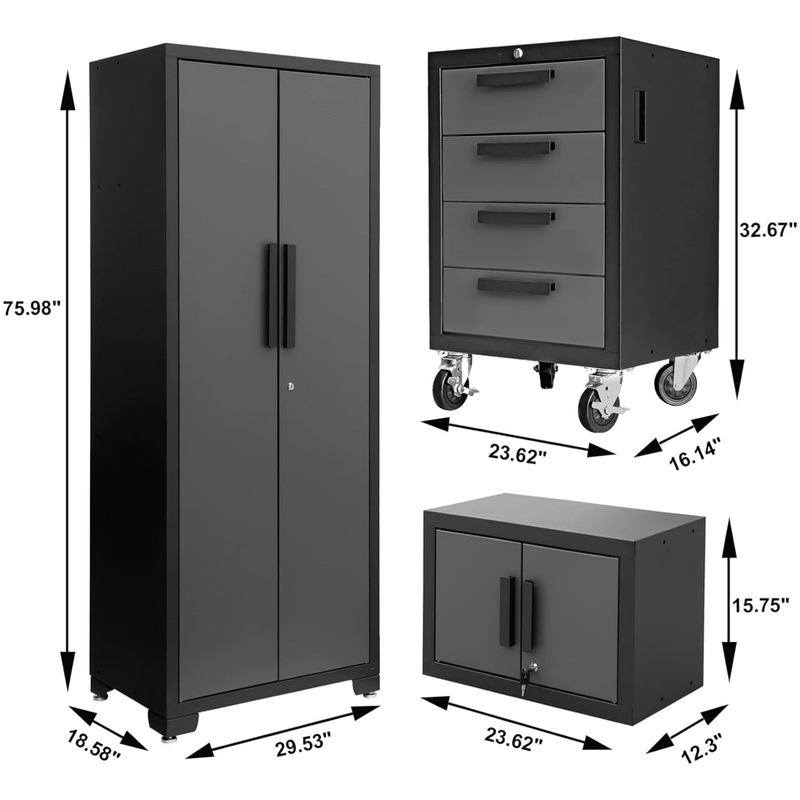 Chery Industrial 6-Piece Garage Storage Cabinet Set AGPZC30120112R